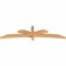 Ekena Millwork Davenport Timber Gable Bracket, Western Red Cedar, 84"W x 21"H x 3 1/2"D x 3 1/2"F, 6/12 Pitch GBW084X21X0404DAV00SWR - alternate 3